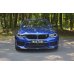 Накладка сплиттер на передний бампер на BMW M5 F90